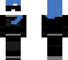 blue battle ball skin (slim) (female)