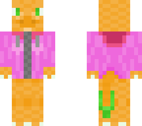 charizard skin  with pink jacket