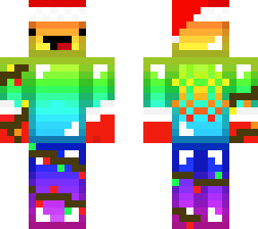 christmas rainbow derp