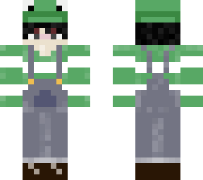 frog boy in dungarees