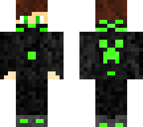 futuristic gamer neon green skin