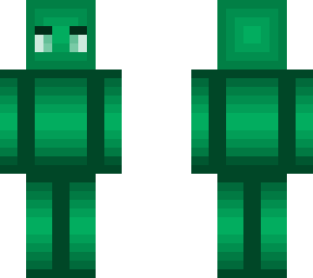 green cube