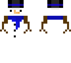 happy snow man