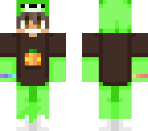 lime dino pumpkin onesie
