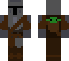 mandalorion with baby yoda