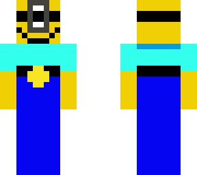 minion dressing up as noob1234 for hallowween
