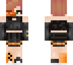 orange masked e-girl