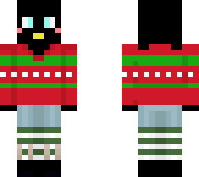 penguin in charismas sweater