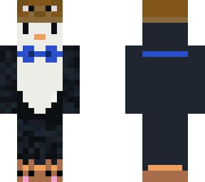 penguin with a bow tie