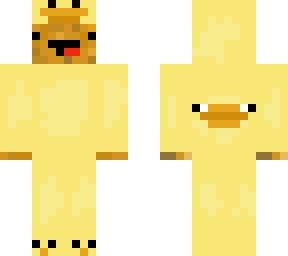potato in duck suit