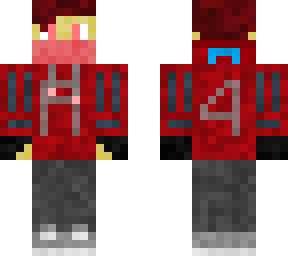 r4 special!!! red creep hoodie w/ hoodie down