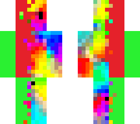red and green+rainbow