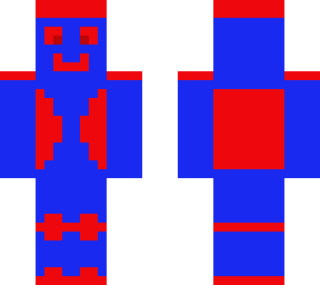red blue farmer