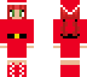 skinmas day 13 santa girl with hat