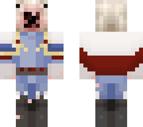 walter with technoblade outfit without yellow spots