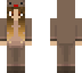 (edit of hxneycat's skin) person in reindeer onesie for andrea70947