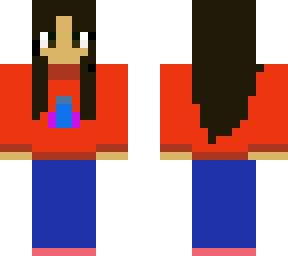 a girk wearing a sweater