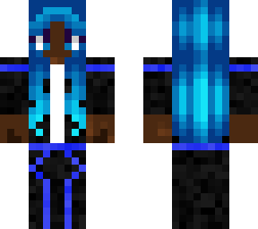 blue hair