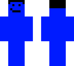 blue man