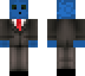 blue slime in sute