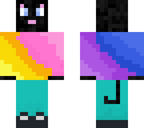 cat in rainbow outfit