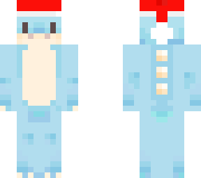 christmas blue dino
