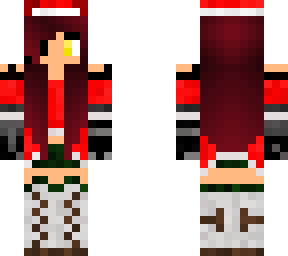 christmas foxy girl skin