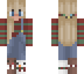 christmas girl skin