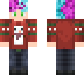 christmas pink and blue hair mix fixed