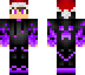 christmas purple flaming boy