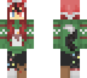 christmas wolf gal