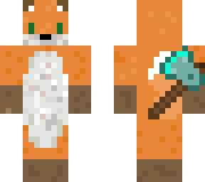 fox with axe