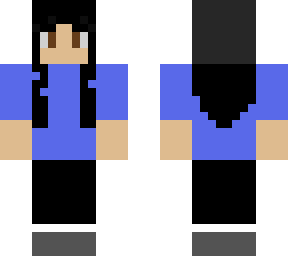 girl in blue shirt