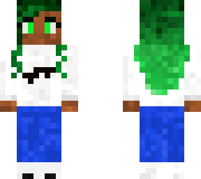 girl with green hair