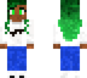 girl with green hair