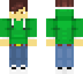 green boi with jeans but upgraded