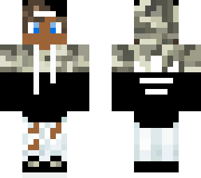 hooded camo boylance