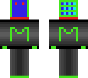 me in a green minecraft shirt