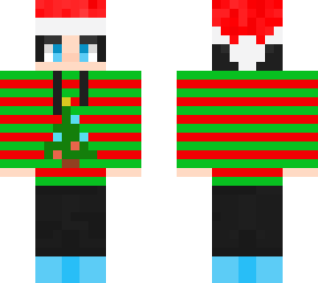 minecraft chrismas boy