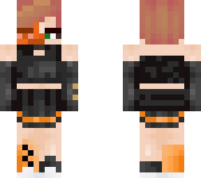 orange masked e-girl
