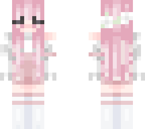pink and white kawaii girl