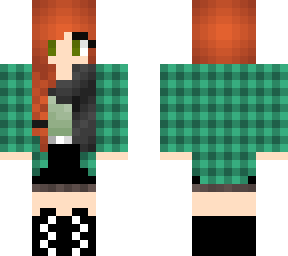 plaid ginger girl