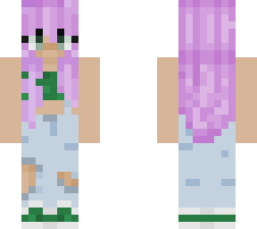 purple hair girl