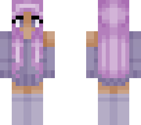 purple hair girl