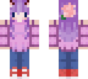 purple hair girl 2
