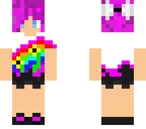 rainbow e-girl (inspiration, my sister)