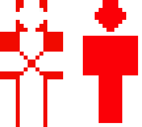 red white