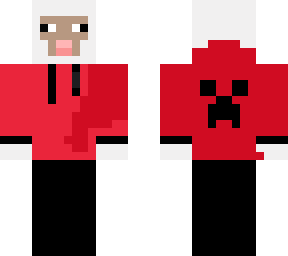 sheep with red jacket