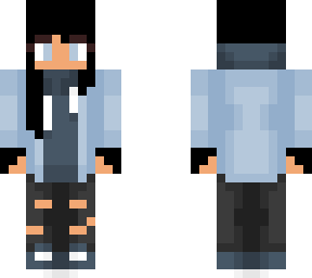 sky blue girl (clothes not mine)