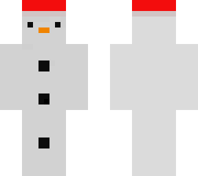 snowman with santa hat